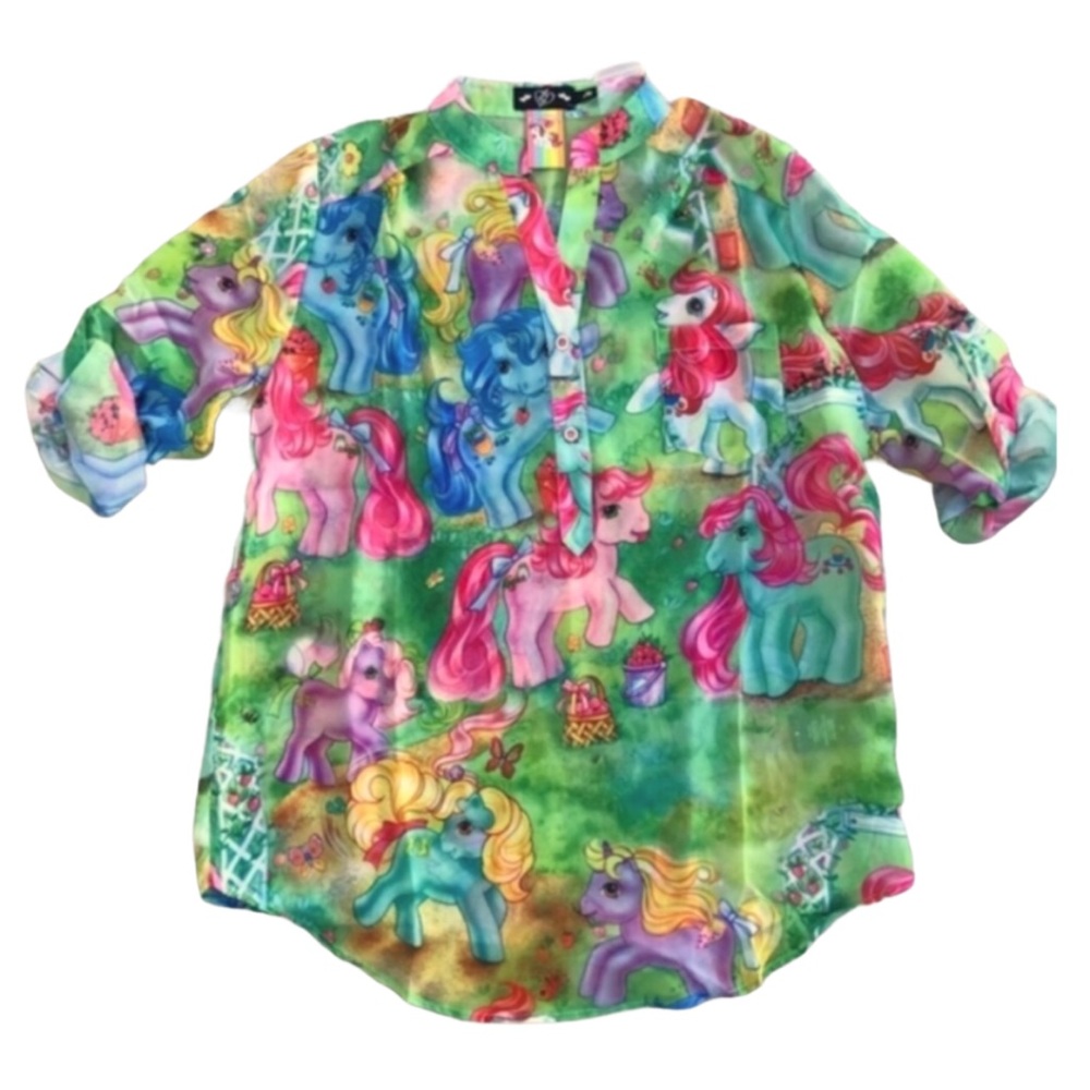 Iron Fist My Little Pony Blouse Top s/o Dolls Kill